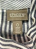 Chico's Stripes Silver Long Sleeve Blouse Size Sm (0) - photo 7