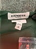 Express 100% Polyester Green 3/4 Sleeve Blouse Size XS - photo 7