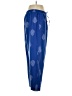 SOHO Apparel Ltd 100% Polyester Paisley Blue Casual Pants Size XL - photo 4