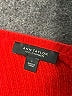 Ann Taylor 100% Cashmere Color Block Red Cashmere Pullover Sweater Size L - photo 7