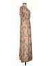 Unbranded 100% Polyester Paisley Orange Casual Dress Size S - photo 4