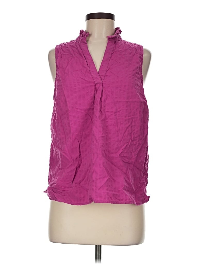 Pre-owned Crown & Ivy Sleeveless Blouse In Pink