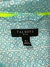 Talbots Paisley Teal 3/4 Sleeve Button-Down Shirt Size XL Petite - photo 7