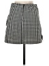 Pull&Bear Checkered-gingham Black Casual Skirt Size S - photo 2