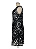 Kasper Graphic Black Cocktail Dress Size L - photo 5