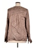 Matty M 100% Viscose Animal Print Brown Long Sleeve Blouse Size XL - photo 2