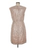 J.Crew 100% Viscose Metallic Silver Cocktail Dress Size 6 - photo 2