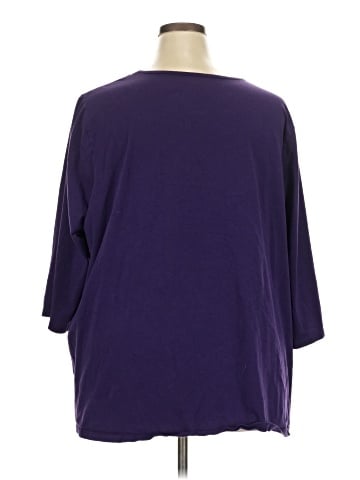 SUPREMA Essentials by Catherines 3/4 Sleeve Top (view 2)