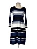 Birch Stripes Blue Casual Dress Size L - photo 1