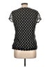 212 Collection Black Short Sleeve Blouse Size L - photo 2
