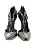 KORS Michael Kors Metallic Silver Green Heels Size 9 1/2 - photo 2