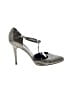 KORS Michael Kors Metallic Silver Green Heels Size 9 1/2 - photo 1