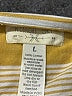 Midnight Sky Color Block Yellow 3/4 Sleeve Button-Down Shirt Size L - photo 7