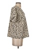 MELLODAY Animal Print Tan Short Sleeve Blouse Size S - photo 4