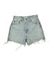 RE/DONE Blue Denim Shorts Size 25 waist - photo 1