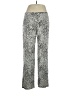 Soma Animal Print Silver Casual Pants Size L - photo 1