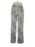 Soma Animal Print Silver Casual Pants Size L - photo 2