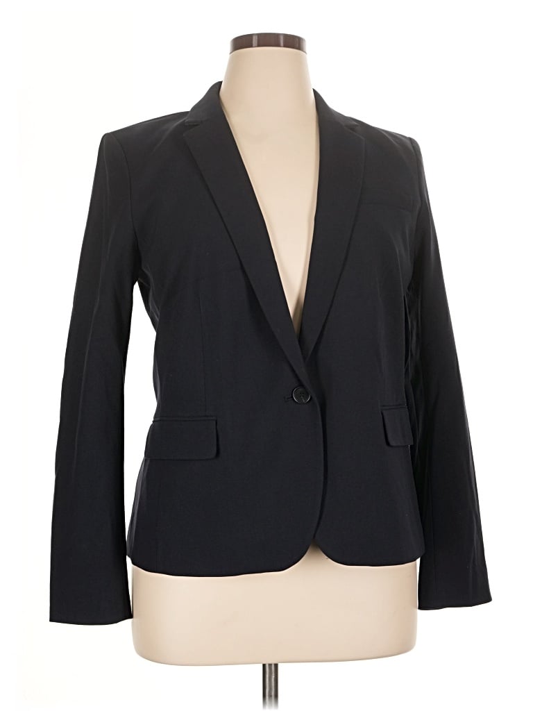 Pre-owned Ann Taylor Blazer Jacket In Black