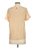 Lil 100% Nylon Tan Short Sleeve Blouse Size Sm Plus - photo 2