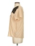 Lil 100% Nylon Tan Short Sleeve Blouse Size Sm Plus - photo 5
