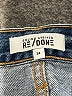 RE/DONE 100% Cotton Blue Denim Shorts Size 24 - photo 3
