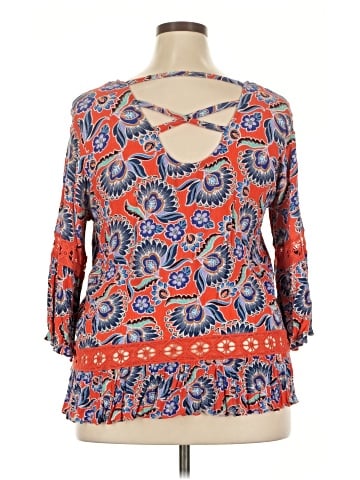 Studio JPR 3/4 Sleeve Blouse (view 2)
