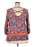 Studio JPR Orange 3/4 Sleeve Blouse Size 2X - photo 2