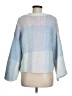 Jessica Simpson Color Block Blue Poncho Size M - photo 2