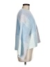 Jessica Simpson Color Block Blue Poncho Size M - photo 4