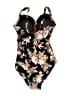 Hawaiianize Print Black One Piece Swimsuit Size 10 - photo 2