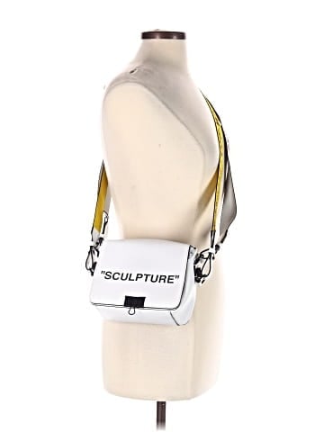 OFF-WHITE Leather Binder Clip Crossbody Bag (view 2)