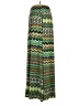 Coco Bianco Print Green Casual Pants Size XL - photo 5