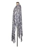 Dress Forum 100% Rayon Silver Kimono Size L - photo 5