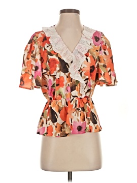 Alice Blue Short Sleeve Blouse