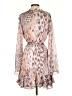 Guess 100% Polyester Animal Print Tan Cocktail Dress Size S - photo 2