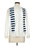 Unbranded Stripes White Long Sleeve Blouse Size M - photo 1