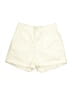 Luvamia Solid Ivory Khaki Shorts Size S - photo 1
