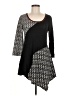 Cupio Graphic Black Casual Dress Size M - photo 1