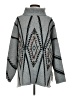 Unbranded Chevron-herringbone Gray Pullover Sweater Size M - photo 1