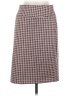 Margaret M Houndstooth Burgundy Formal Skirt Size M - photo 1
