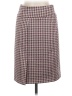 Margaret M Houndstooth Burgundy Formal Skirt Size M - photo 2
