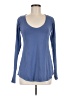 Nancy Rose Blue Long Sleeve Top Size 6 - photo 1