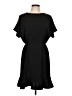 Donna Morgan Solid Black Cocktail Dress Size 10 - photo 1