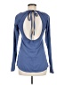 Nancy Rose Blue Long Sleeve Top Size 6 - photo 2
