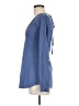 Nancy Rose Blue Long Sleeve Top Size 6 - photo 5