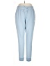 Adidas Solid Blue Casual Pants Size L - photo 1