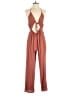 12th Tribe Solid Brown Jumpsuit Size S - photo 1
