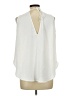 She + Sky 100% Polyester Ivory Sleeveless Blouse Size L - photo 2