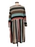 Egs Stripes Brown Casual Dress Size 1X - photo 2
