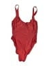 Assorted Brands Solid Red One Piece Swimsuit Size M - photo 1